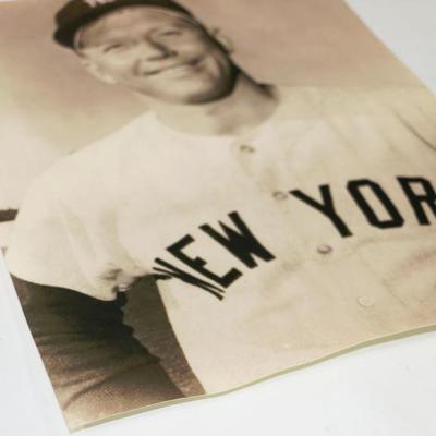 Mickey Mantle NY Yankees Vintage Print Art 11