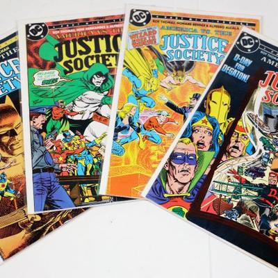 America vs The Justice Society Complete Mini Series Batman Comics Lot #515-43