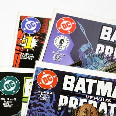 BATMAN vs PREDATOR #1-4 Complete Set DC Comics lot #515-44
