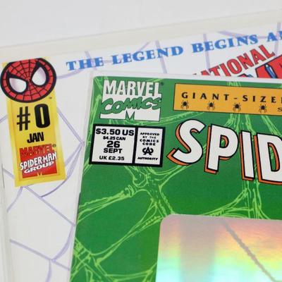 SPIDER-MAN 2 Comics Lot 3D Hologram Cover Variants #515-38