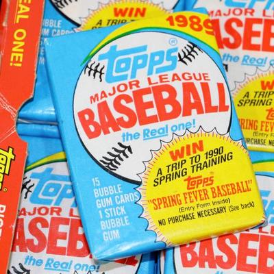 1989 Topps Baseball Cards - 120 Packs - Lot #515-12