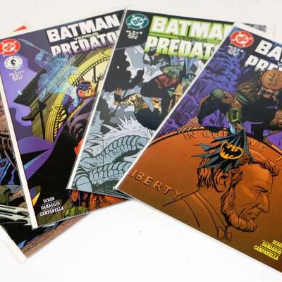 BATMAN vs PREDATOR #1-4 Complete Set DC Comics lot #515-44