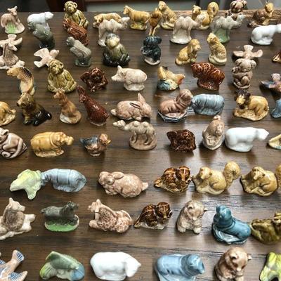 Lot of 108 Wade England Miniature Animal Figurines (Item 3034)