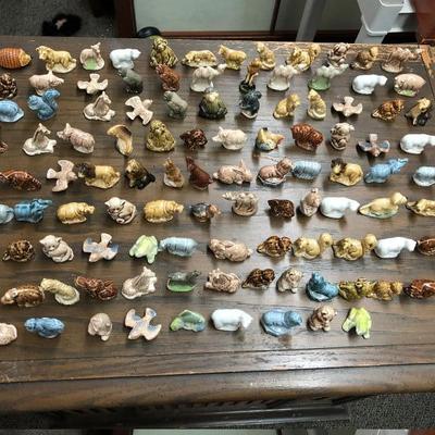 Lot of 108 Wade England Miniature Animal Figurines (Item 3034)