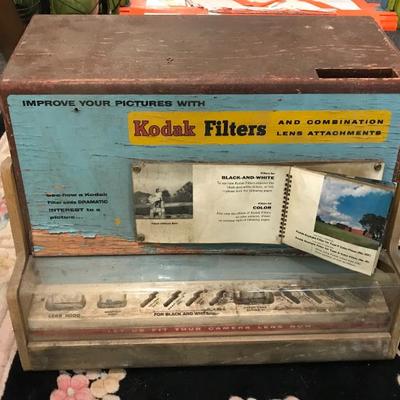 Lot 231- Vintage Kodak Filters and Combination Lens Attchment Store Display