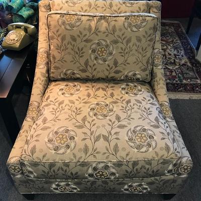 Lot 188- NEW Custom Upholstered Baker Chair