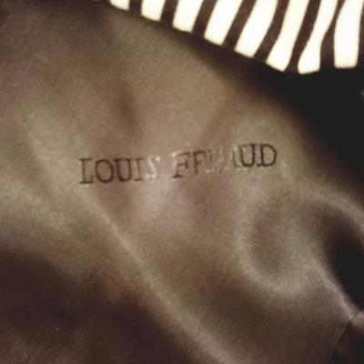 Vintage  Louis Feraud Germany navy  pure virgin wool double breasted jacket