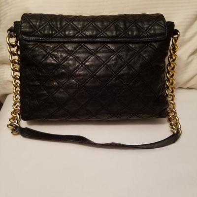 MARC JACOBS crossbody quilted calf leather bag gold chain/hardware Italy