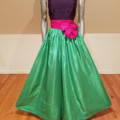 Vtg Haute Couture Rare Nina Ricci Paris $7,600 Red Carpet Gown