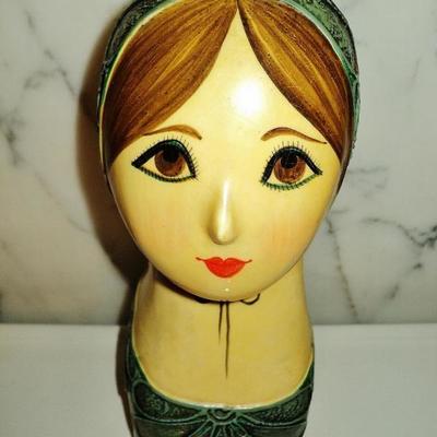 Vtg Capistrano Gemma Taccogna Folk Art Lady Mexico 1960-70's