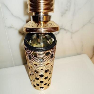 Vintage Guerlain Paris gold plated Parfum Vaporizer holder copyright 1996