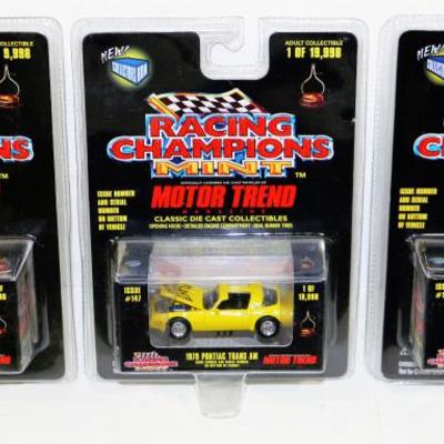 Racing Champions MINT Die Cast CAR MODELS Lot of 3 #522-61