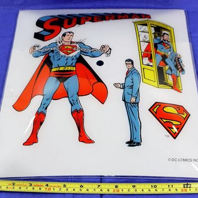 Circa 1978 DC Comics Original Superman Lamp Shade RARE Collector's Item #522-71