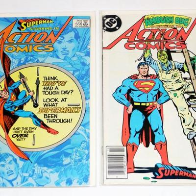 SUPERMAN in Action Comics - 5 DC Comics Lot #522-14