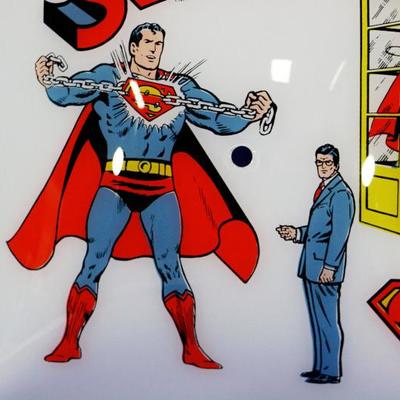 Circa 1978 DC Comics Original Superman Lamp Shade RARE Collector's Item #522-71