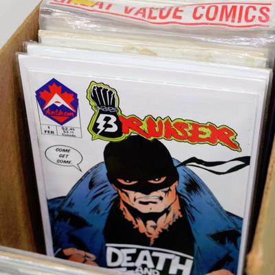 300 Comic Books Lot - Marvel 120, DC 30, Indie 150 - 1 Long Box #522-29
