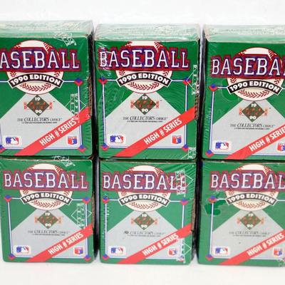 1990 Upper Deck Baseball Cards Lot of 6 Packs High #Series #522-46