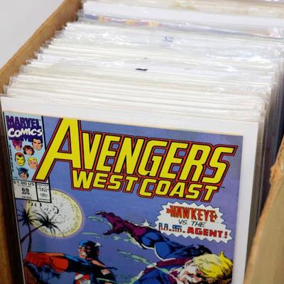 300 Comic Books Lot - Marvel 120, DC 30, Indie 150 - 1 Long Box #522-29