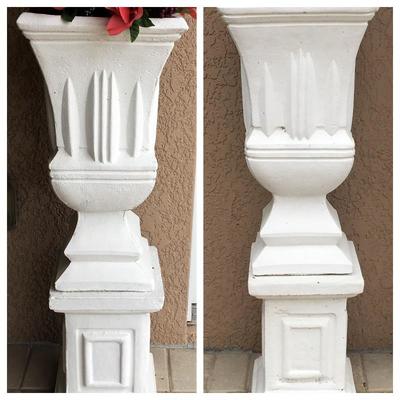 Pedestals with Vases 