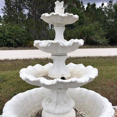 Large 7' Working Stone Fountain