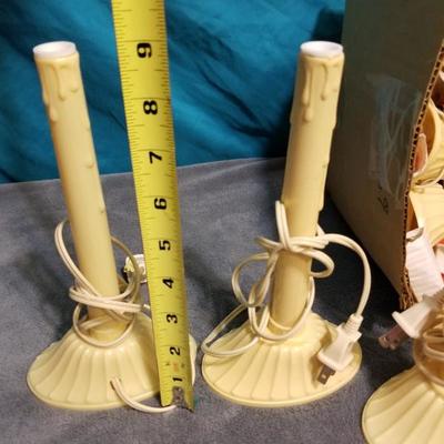 20 Vintage Electric Holiday Candlesticks Lot #13-058