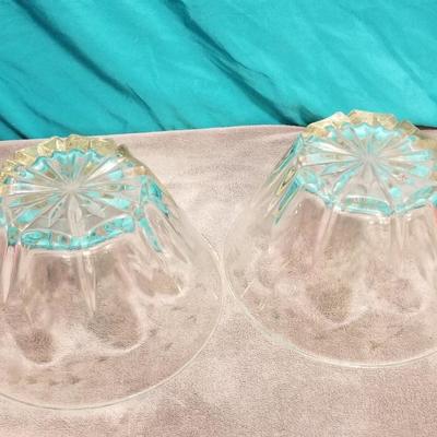 Pair of Matching Princess House Glass Bowls Lot #13-056