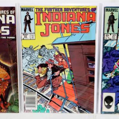 INDIANA JONES by Marvel - 15 Rare comic Books Lot 1980's #529-72