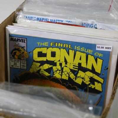 260 Comic Books Lot - Marvel 60, DC 130, Indie 70 - 1 Long Box #529-75