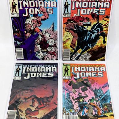 INDIANA JONES by Marvel - 15 Rare comic Books Lot 1980's #529-72