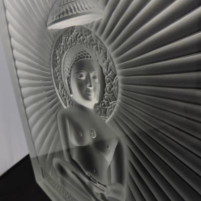 Rare Lalique  Mahavir Jain sculpture