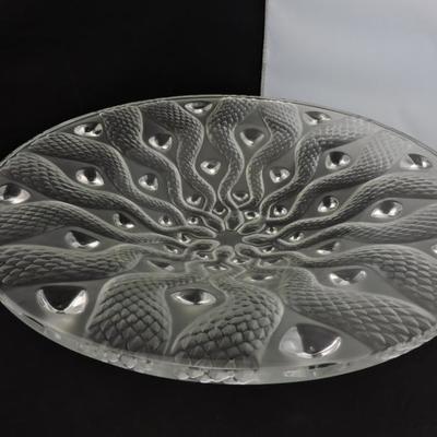 Rare Lalique Serpentine bowl