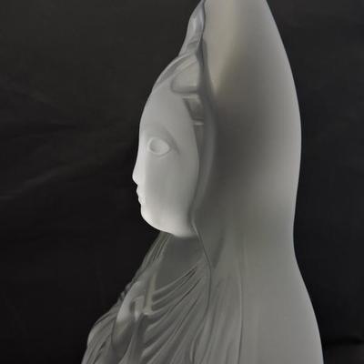 Rare lalique Quan Yin Sculpture