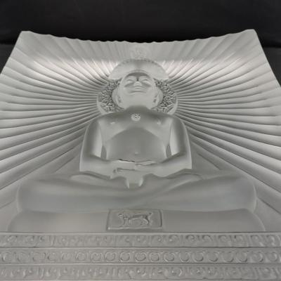 Rare Lalique  Mahavir Jain sculpture