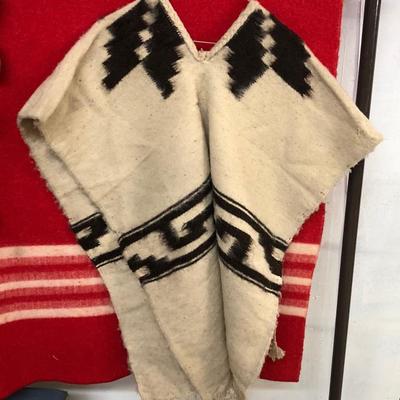 AUTHENTIC MEXICAN WOOL PONCHO