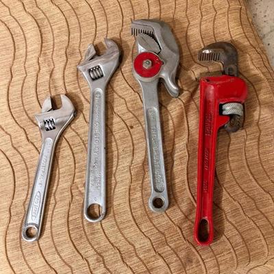 vintage tool lot WRENCHES