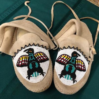 Beaded Moccasins pair