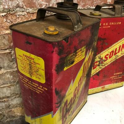 vintage GAS CANS 2