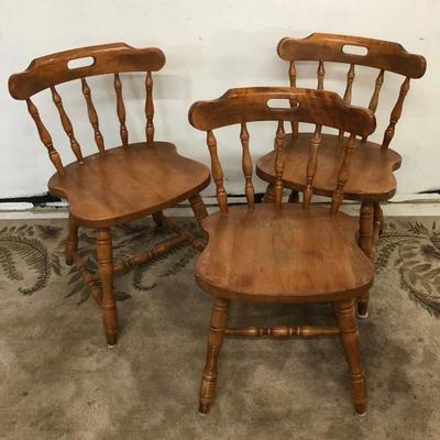 vintage MAPLE SIDE CHAIRS 3