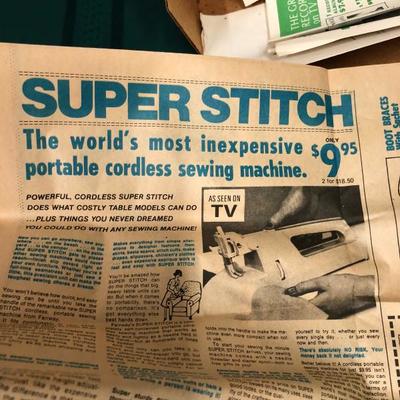 SUPERSTITCH SEWING MACHINE as seen on tv