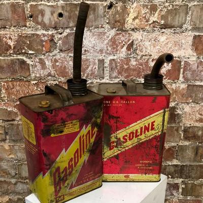 vintage GAS CANS 2