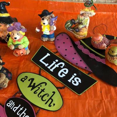 HALLOWEEN DECOR FIGURINE lot #8 life is a witch