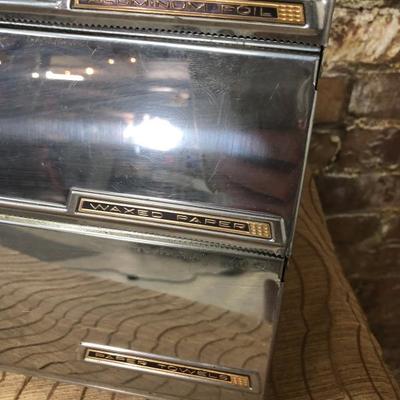 Vintage 1960's Chrome Paper Dispenser