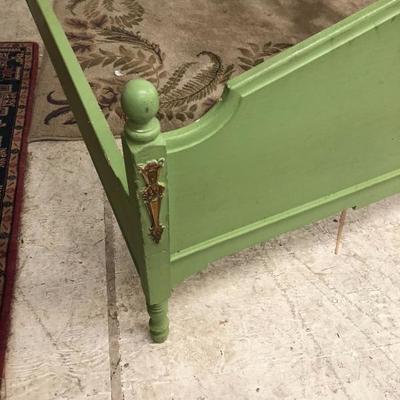 Painted Green Cottage Furniture Full Size Bed Frame