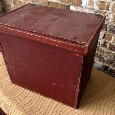 vintage WOODEN DYNAMITE GRUB BOX