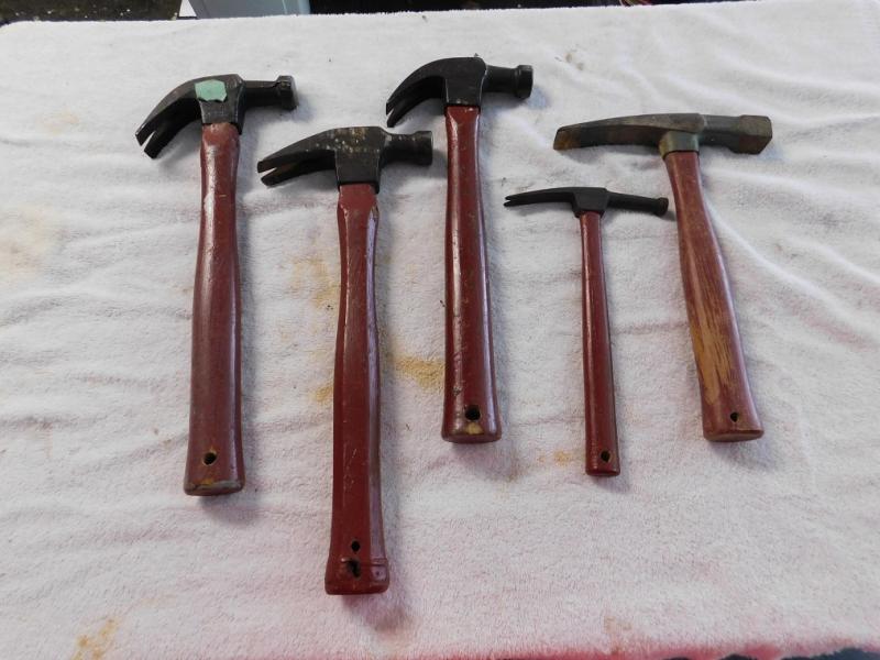 Various Size and Types of Hammers