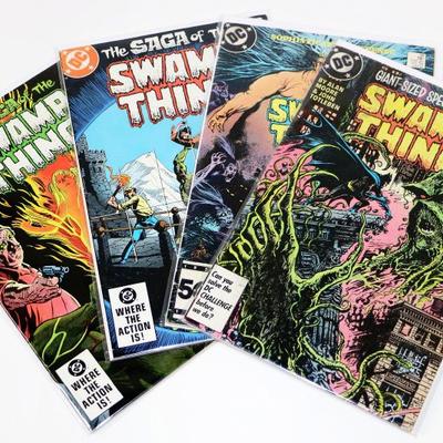 The SWAMP THING - 4 DC Comics Set - Lot #612-35