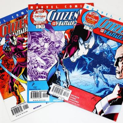 Marvel Comics Citizen And The V-Battalion #1-3 Complete Mini Series Lot #612-23