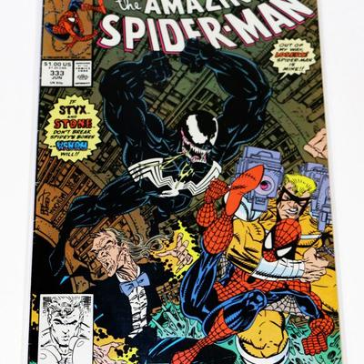 AMAZING SPIDER-MAN #332 #333 VENOM Issues- 2 Marvel Comics Lot #612-32
