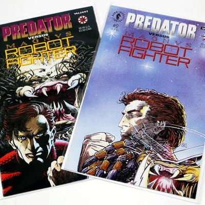 Dark Horse Predator vs Magn vs Robot Fighter #1-2 Complete Set 2 Comics #612-24