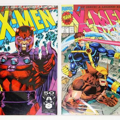 X-MEN #1 - ALL 5 Variant Covers Complete Set 1991 Marvel Comics Lot #612-39